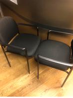 Vergaderstoelen 6 stuks, Huis en Inrichting, Stoelen, Verzenden, Zo goed als nieuw, Zwart, Vijf, Zes of meer stoelen