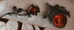 Twee vintage Schotse keltische distelbroches/broches., Ophalen of Verzenden