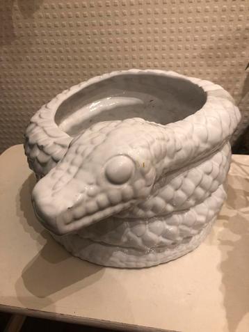 Unieke Bloempot - Slang Design, vintage beschikbaar voor biedingen