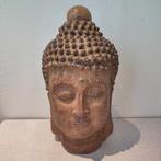 Kunststof Boeddha hoofd houtlook, Ophalen of Verzenden, Gebruikt