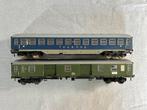 Fleischmann DB Touropa en bagagerijtuig, Hobby en Vrije tijd, Modeltreinen | H0, Gebruikt, Gelijkstroom, Fleischmann, Wagon