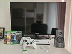 Xbox one met 2 controllers,game, samsung tv en 2 speakers, Spelcomputers en Games, Spelcomputers | Xbox One, Ophalen, Xbox One