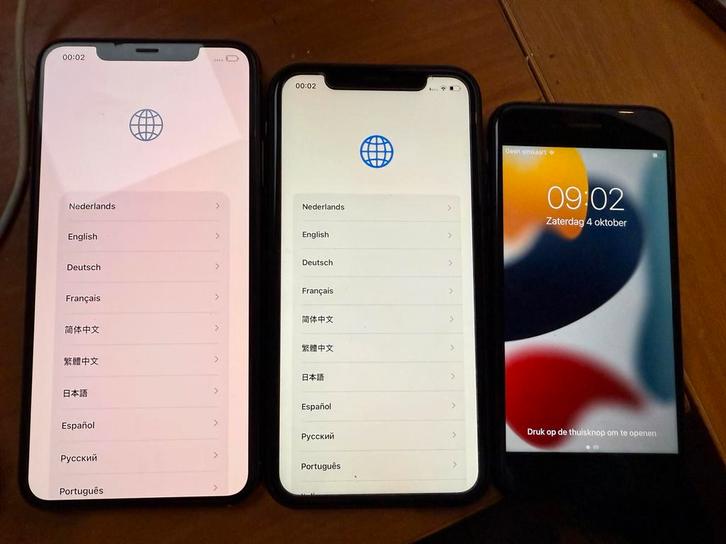 iPhone 7, XR, 11 pro max werkend- iCloud, Telecommunicatie, Mobiele telefoons | Apple iPhone, 64 GB, Ophalen of Verzenden