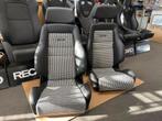 Recaro Classic LS Leder pepita zwart kuipstoel sportstoel, Ophalen of Verzenden