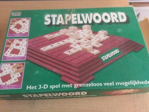 Stapelwoord spel, Hobby en Vrije tijd, Gezelschapsspellen | Bordspellen, Gebruikt, Een of twee spelers, Drie of vier spelers, Ophalen of Verzenden
