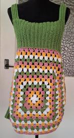 Gehaakte zomerse top multicolor, Overige kleuren, Wendy, Maat 46/48 (XL) of groter, Nieuw