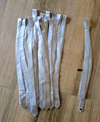 19x stropdas stropdassen zilver grijs, Kleding | Heren, Stropdassen, Ophalen of Verzenden, Zo goed als nieuw