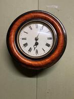 Antieke Franse schoolklok prachtig klein model ca 1880, Ophalen of Verzenden