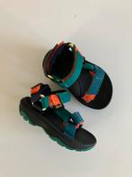 Teva hurricane sandalen maat 19 blue / coral, Overige typen, Zo goed als nieuw, Teva, Ophalen of Verzenden