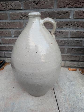 Oude Aardewerk Kruik - Grijs - 42 cm hoog beschikbaar voor biedingen