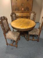 Antieke Mechelse Eethoek, Antiek en Kunst, Antiek | Meubels | Tafels, Ophalen