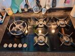 Keramische gaskookplaat met wokbrander ATAG HG9611MBA1E/A1, Ophalen, Gebruikt, Zwart, 50 tot 100 cm