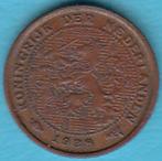 Nederland halve cent 1938 Wilhelmina in munthouder, Ophalen of Verzenden, Koningin Wilhelmina, Overige waardes, Losse munt