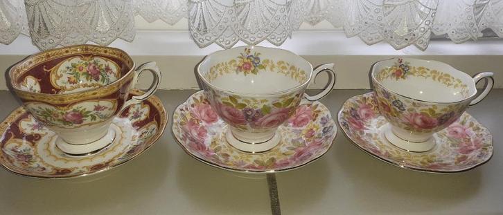 Royal albert kop en schotels, Antiek en Kunst, Antiek | Servies los, Verzenden