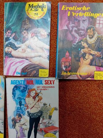 Erotische Comics - 7 stuks beschikbaar voor biedingen