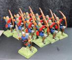 Bretonnia: archers + champion (24+1 pieces), Hobby en Vrije tijd, Wargaming, Figuurtje(s), Warhammer, Geverfd, Ophalen of Verzenden