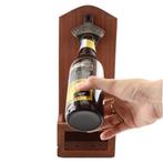 Bier opener met bakje - Houten opener - Flessen opener, Cave & Garden, Verzenden, Nieuw, Kouwe Hoek 1B, Waddinxveen