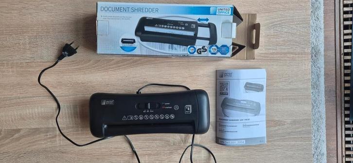 papierversnipperaar, schredder - met doos & handleiding, Diversen, Bureau-accessoires, Zo goed als nieuw, Ophalen