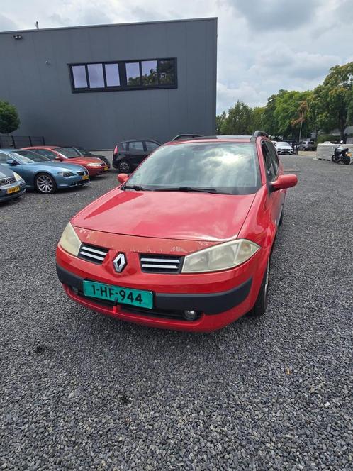 Renault Mégane 1.4 16V Grand Tour 2006 Rood APK 14-07-2026, Auto's, Renault, Bedrijf, Mégane, ABS, Airbags, Airconditioning, Boordcomputer