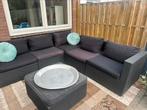 P&R DESIGN loungset hoekbank, Ophalen of Verzenden, Gebruikt, Kunststof, Hocker