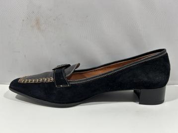 Mauro Teci, maat 39.5 Charmante zwart suède schoenen.  beschikbaar voor biedingen