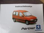 Peugeot Partner handleiding/ instructieboek, Ophalen of Verzenden