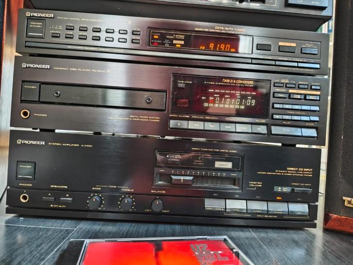 Pioneer audiosysteem + TSM-LUIDSPREKERS, Audio, Tv en Foto, Luidsprekers, Refurbished, Center speaker, 120 watt of meer, Overige merken