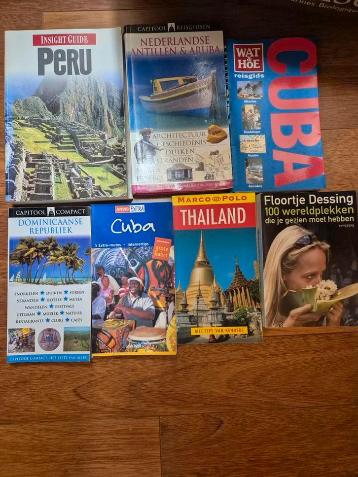 Reisgidsen Collectie - Peru, Cuba, Thailand, etc., Boeken, Reisgidsen, Gelezen, Reisgids of -boek, Zuid-Amerika, Overige merken