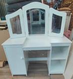 Witte Kaptafel met Spiegel en Opbergruimte, Ophalen, Gebruikt, 50 tot 100 cm, Minder dan 100 cm