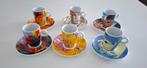 Yong espresso kopjes met schotel 6 stuks design kopjes, Huis en Inrichting, Keuken | Servies, Ophalen of Verzenden, Zo goed als nieuw