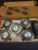 Halogeen inbouw spots, Ophalen, Metaal of Aluminium, Halogeen