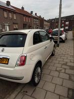 Fiat 500 1.4 16V 73KW 2008 Wit, Auto's, Voorwielaandrijving, 31 €/maand, 4 cilinders, 4 stoelen