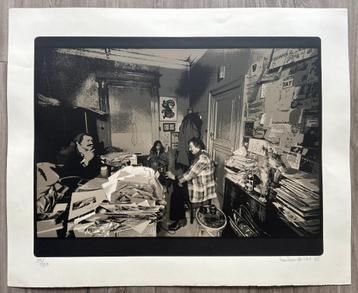Zeefdruk Henk van der Vet Karel Appel in zijn atelier beschikbaar voor biedingen