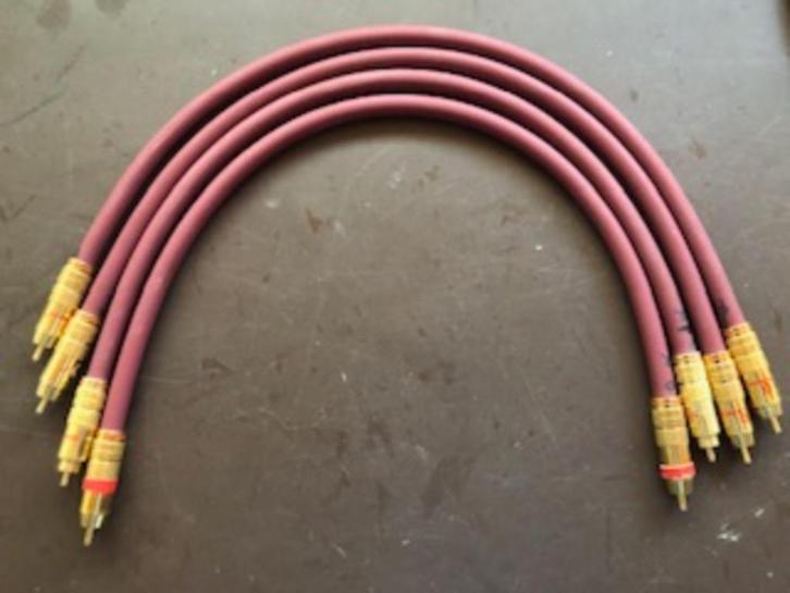 hoogwaardige analoge audio-cinch-kabels, Audio, Tv en Foto, Stereo-sets, Zo goed als nieuw, Overige merken, Ophalen of Verzenden