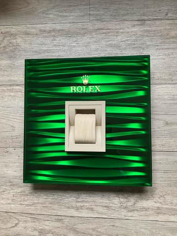 Originele ROLEX greenwave dealer dusplay beschikbaar voor biedingen