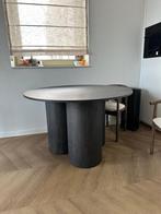 WOOOD Exclusive Ronde Eettafel 'Oona' - 120 cm, Ophalen, Overige materialen, 100 tot 150 cm, Rond