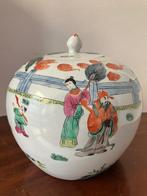 Oude Chinese dekselpot, Ophalen