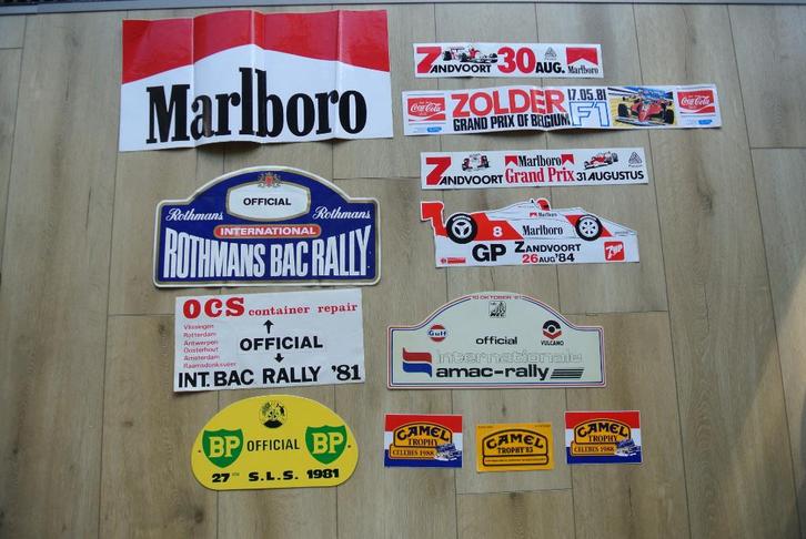 Stickers Autosport rallyschild racen Zandvoort Zolder Dakar, Auto diversen, Autosport-onderdelen, Zo goed als nieuw, Ophalen of Verzenden