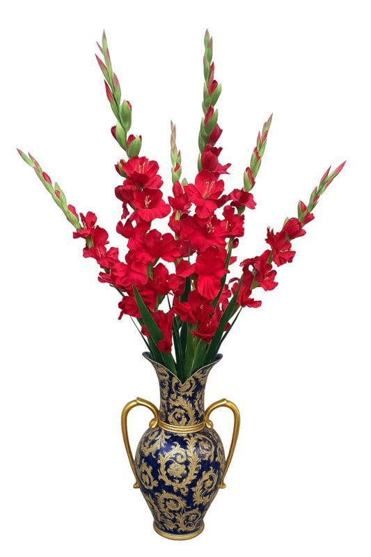 Kunstbloem Gladiool Lichtgeel – 108 cm Hoog - boeket, Huis en Inrichting, Woonaccessoires | Kunstplanten en Kunstbloemen, Nieuw