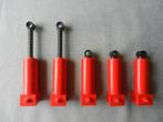 Lego Technic Pneumatic cilinders rood (5 stuks), Ophalen of Verzenden, Gebruikt
