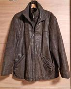 Heren leren jas, Kleding | Heren, Ophalen of Verzenden, Zo goed als nieuw, Maat 56/58 (XL), Bruin