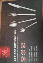Royal Swiss 24-delige bestekset - Nieuw in doos, Ophalen, Nieuw, Rvs of Chroom, Vaatwasserbestendig