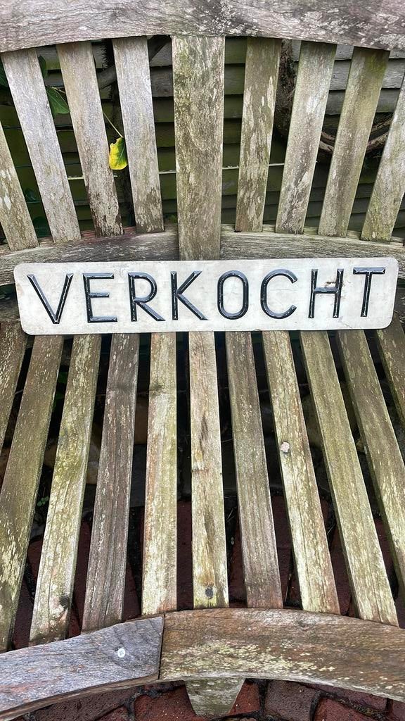 Jaren 50/60 kenteken plaat VERKOCHT, Ophalen of Verzenden, Gebruikt