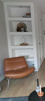 Topform grippa fauteuil/stoel cognac. Ziet er nog goed uit., Huis en Inrichting, Fauteuils, Ophalen, Gebruikt, 75 tot 100 cm, Leer