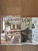 Residence & Vogue - Interieur & Lifestyle Magazines, Boeken, Tijdschriften en Kranten, Ophalen of Verzenden, Nieuw, Glossy