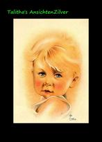 👧👧Pax Steen: serie kinderhoofd (5), Ophalen of Verzenden, 1940 tot 1960, Ongelopen, Sterren en Beroemdheden