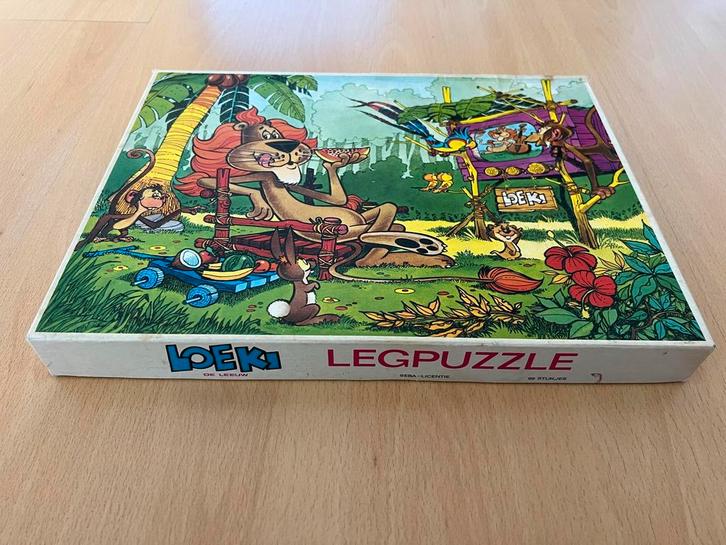 Loeki legpuzzel 99 puzzelstukjes, Kinderen en Baby's, Speelgoed | Kinderpuzzels, Gebruikt, Meer dan 50 stukjes, Ophalen of Verzenden