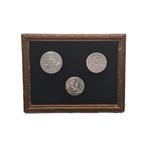 Oude klassieke gipsafdrukken in lijst, begin 20e eeuw, Ophalen of Verzenden