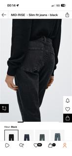 Massimo Dutti Zwarte Slim Fit Jeans - Weinig Gedragen, Kleding | Dames, Spijkerbroeken en Jeans, Ophalen, Zo goed als nieuw, Zwart