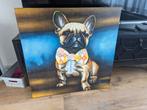 Schilderij Franse Bulldog van coco maison, Huis en Inrichting, Woonaccessoires | Schilderijen, Tekeningen en Foto's, Ophalen, Zo goed als nieuw